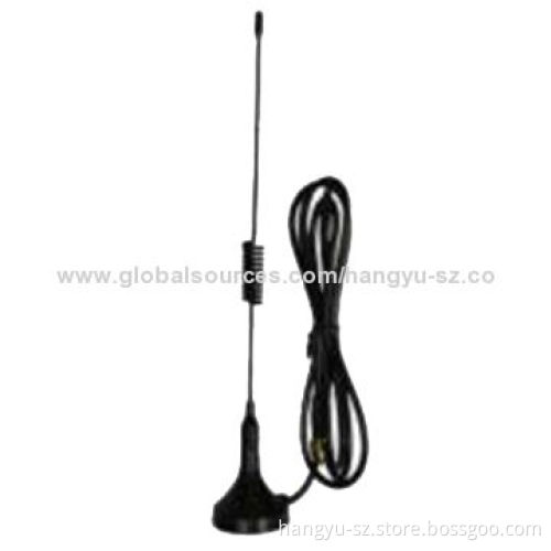 2dBi GSM Magnetic Antenna with SMA Male Connector, 824 to 960/1,710 to 1,990MHz Frequency Range